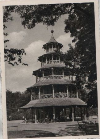 München - Der Chinesische Turm - ca. 1955 München - Der Chinesische Turm - ca. 1955