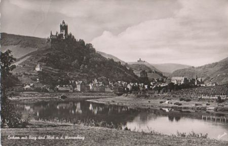 Cochem - mit Burg - 1957 Cochem - mit Burg - 1957