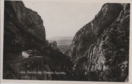 Frankreich - Route des Grands Goulets - ca. 1960 Frankreich - Route des Grands Goulets - ca. 1960