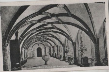 Saalfeld - Franziskanerkloster, Kreuzgang - ca. 1950 Saalfeld - Franziskanerkloster, Kreuzgang - ca. 1950