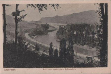 Andernach - Blick vom Krahnenberg - ca. 1950 Andernach - Blick vom Krahnenberg - ca. 1950