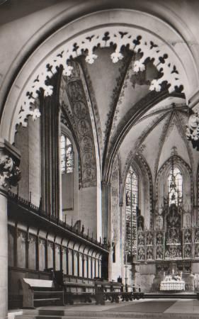 Schleswig Dom - Brüggemann-Altar - 1963 Schleswig Dom - Brüggemann-Altar - 1963