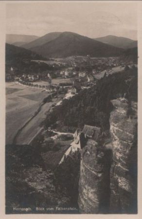 Bad Herrenalb - Blick vom Falkenstein - 1928 Bad Herrenalb - Blick vom Falkenstein - 1928