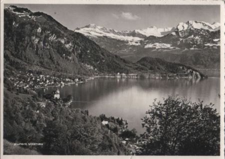 Schweiz - Vitznau - am Vierwaldstättersee - 1963 Schweiz - Vitznau - am Vierwaldstättersee - 1963