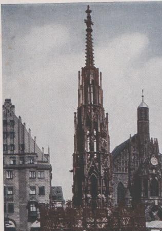 Nürnberg - Schöner Brunnen - ca. 1955 Nürnberg - Schöner Brunnen - ca. 1955
