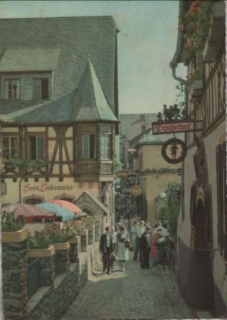 Rüdesheim - Drosselgasse - 1965 Rüdesheim - Drosselgasse - 1965
