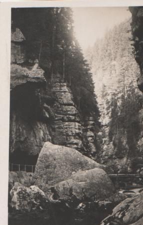 Böhmen und Mähren - Edmundsklamm - Festung - ca. 1955 Böhmen und Mähren - Edmundsklamm - Festung - ca. 1955