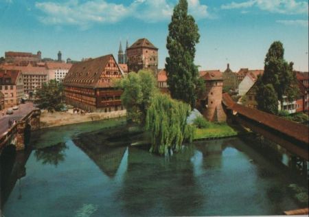 Nürnberg - Burg, Weinstadel und Henkersteg - ca. 1980 Nürnberg - Burg, Weinstadel und Henkersteg - ca. 1980