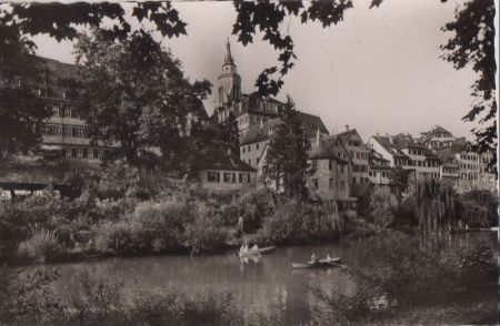 Tübingen - Hölderlinturm - ca. 1960 Tübingen - Hölderlinturm - ca. 1960