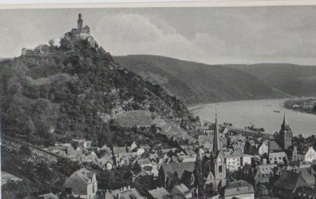 Braubach und Marksburg - ca. 1955 Braubach und Marksburg - ca. 1955