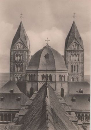 Speyer - Dom, Blick auf Vierung und Osttürme - 1969 Speyer - Dom, Blick auf Vierung und Osttürme - 1969