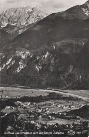 Österreich - Dellach - mit Reißkofel - 1961 Österreich - Dellach - mit Reißkofel - 1961