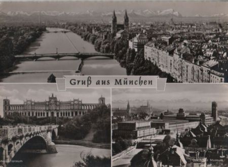 München - mit 3 Bildern - 1957 München - mit 3 Bildern - 1957