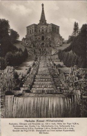 Kassel-Wilhelmshöhe - Herkules - 1964 Kassel-Wilhelmshöhe - Herkules - 1964