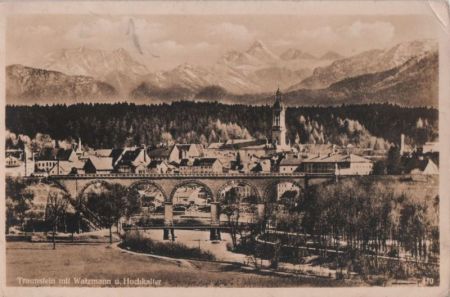Traunstein - mit Watzmann Traunstein - mit Watzmann