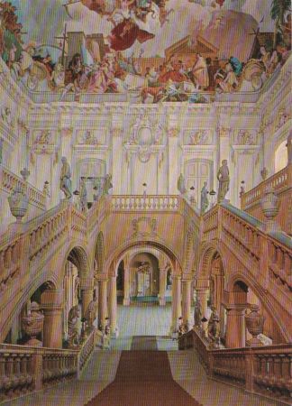 Würzburg - Treppenhaus Residenz - ca. 1980 Würzburg - Treppenhaus Residenz - ca. 1980