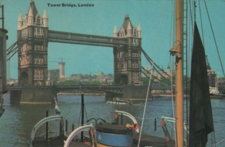 Großbritannien - London - Tower Bridge - 1966 Großbritannien - London - Tower Bridge - 1966
