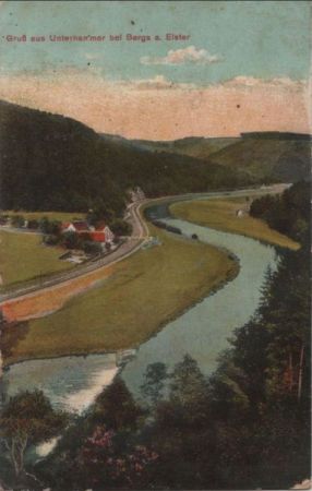 Berga - Gruß aus Unterhammer - ca. 1925 Berga - Gruß aus Unterhammer - ca. 1925