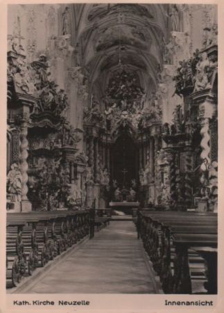 Neuzelle - Kath. Kirche, Innenansicht - 1962 Neuzelle - Kath. Kirche, Innenansicht - 1962