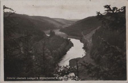 Wünschendof - Elstertal oberhalb Lochgut - 1947 Wünschendof - Elstertal oberhalb Lochgut - 1947