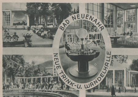 Neuenahr-Ahrweiler - Bad Neuenahr - Neue Trink- u. Wandelhalle - ca. 1955 Neuenahr-Ahrweiler - Bad Neuenahr - Neue Trink- u. Wandelhalle - ca. 1955