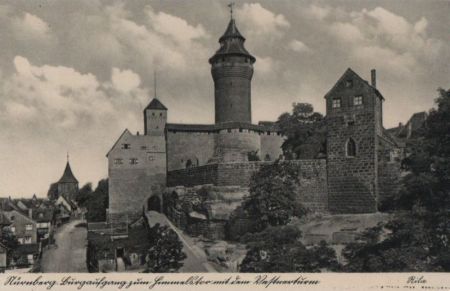 Nürnberg - Burgaufgang - ca. 1950 Nürnberg - Burgaufgang - ca. 1950