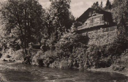 Schwarzburg - HO-Gaststätte Schweizerhaus - 1963 Schwarzburg - HO-Gaststätte Schweizerhaus - 1963