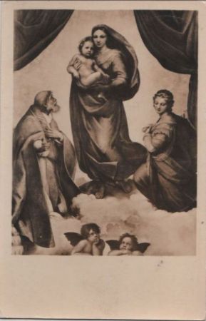 Dresden - Gemäldegalerie, Sixtinische Madonna - 1957 Dresden - Gemäldegalerie, Sixtinische Madonna - 1957