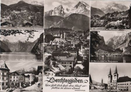 Berchtesgaden - u.a. mit Watzmann - 1969 Berchtesgaden - u.a. mit Watzmann - 1969