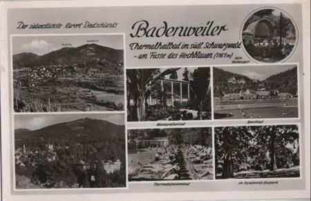 Badenweiler - u.a. Sportbad - 1956 Badenweiler - u.a. Sportbad - 1956