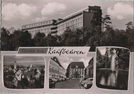 Kaufbeuren - 4 Teilbilder - 1963 Kaufbeuren - 4 Teilbilder - 1963