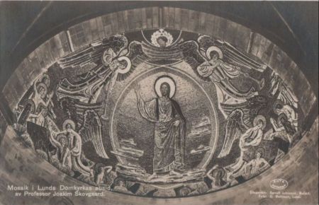 Schweden - Lund - Domkyrka, Mosaik - ca. 1950 Schweden - Lund - Domkyrka, Mosaik - ca. 1950