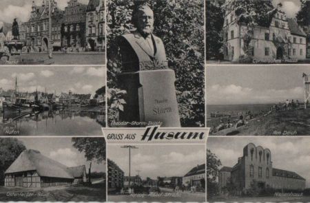 Husum - Theodor-Storm-Büste - 1961 Husum - Theodor-Storm-Büste - 1961