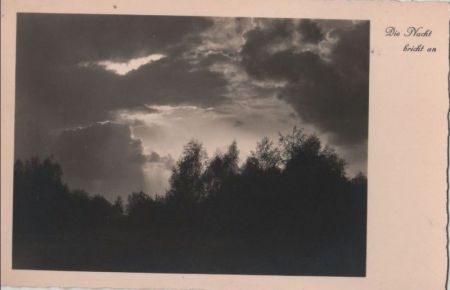Die Nacht bricht an - ca. 1950 Die Nacht bricht an - ca. 1950