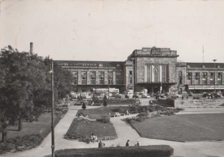 Frankreich - Mulhouse - La Gare - Bahnhof - 1964 Frankreich - Mulhouse - La Gare - Bahnhof - 1964