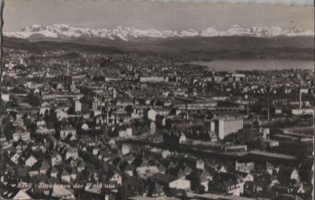 Schweiz - Zürich - von der Waid aus - ca. 1960 Schweiz - Zürich - von der Waid aus - ca. 1960