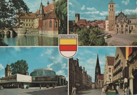 Münster - 4 Teilbilder - ca. 1975 Münster - 4 Teilbilder - ca. 1975