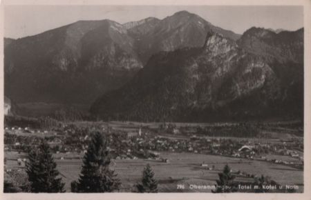 Oberammergau - Total vom Kofel - 1954 Oberammergau - Total vom Kofel - 1954