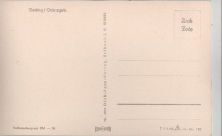 Geising - Großes Gebäude Geising - Großes Gebäude