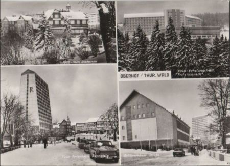 Oberhof - u.a. Gräfenrodaer Straße - 1981 Oberhof - u.a. Gräfenrodaer Straße - 1981