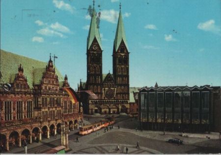 Bremen - Rathaus, Dom, Haus der Bürgerschaft - 1972 Bremen - Rathaus, Dom, Haus der Bürgerschaft - 1972