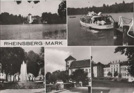 Rheinsberg - mit 5 Bildern - 1986 Rheinsberg - mit 5 Bildern - 1986