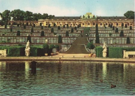 Potsdam, Sanssouci - Schloß - ca. 1985 Potsdam, Sanssouci - Schloß - ca. 1985
