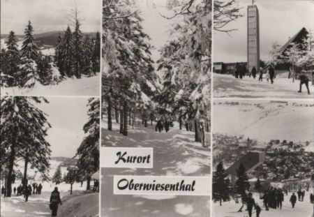 Oberwiesenthal - Kurort im Winter - ca. 1975 Oberwiesenthal - Kurort im Winter - ca. 1975
