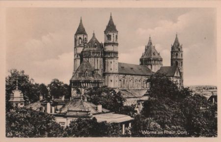 Worms - Dom - ca. 1950 Worms - Dom - ca. 1950