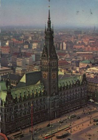 Hamburg - Rathaus - 1961 Hamburg - Rathaus - 1961