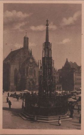 Nürnberg - Schöner Brunnen - ca. 1935 Nürnberg - Schöner Brunnen - ca. 1935