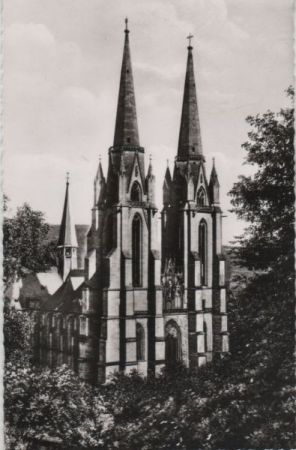Marburg - Elisabethkirche - ca. 1960 Marburg - Elisabethkirche - ca. 1960