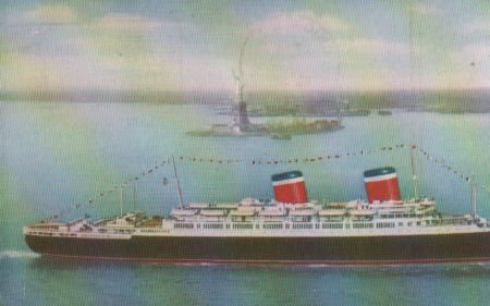 Schiff - S.S. America - ca. 1965 Schiff - S.S. America - ca. 1965