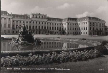 Österreich - Wien - Schloß Schönbrunn - 1967 Österreich - Wien - Schloß Schönbrunn - 1967